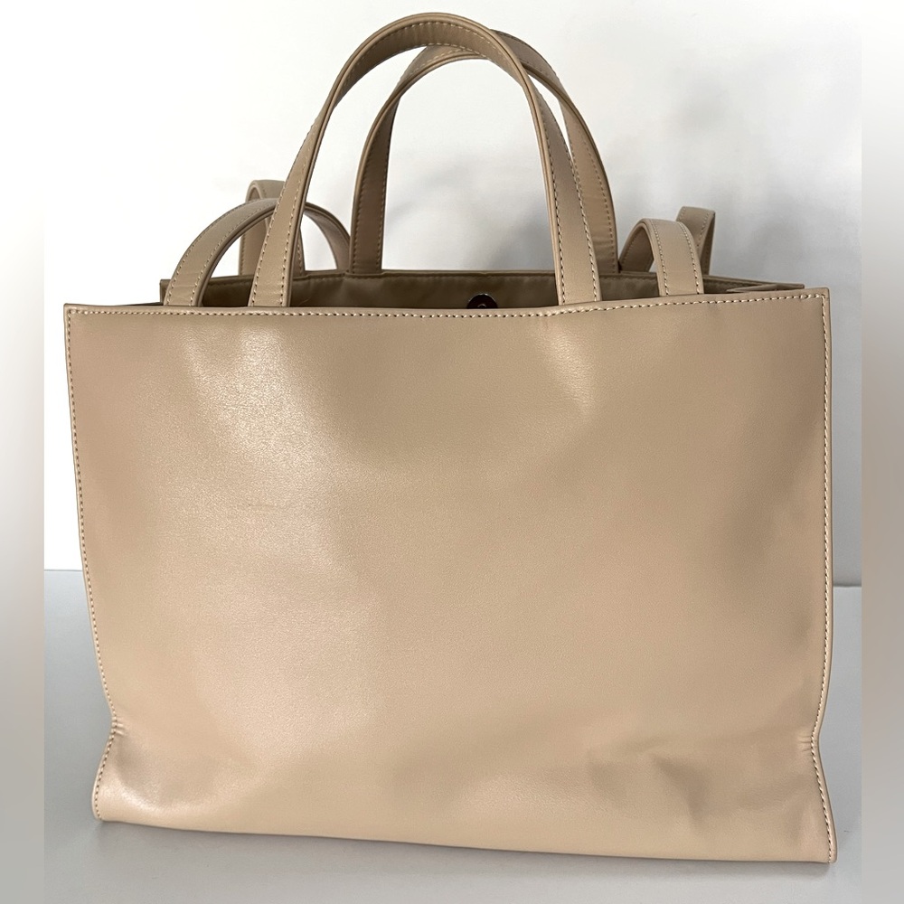 Telfar Cream Medium Tote Bag ~ Nice - Picture 12 of 15